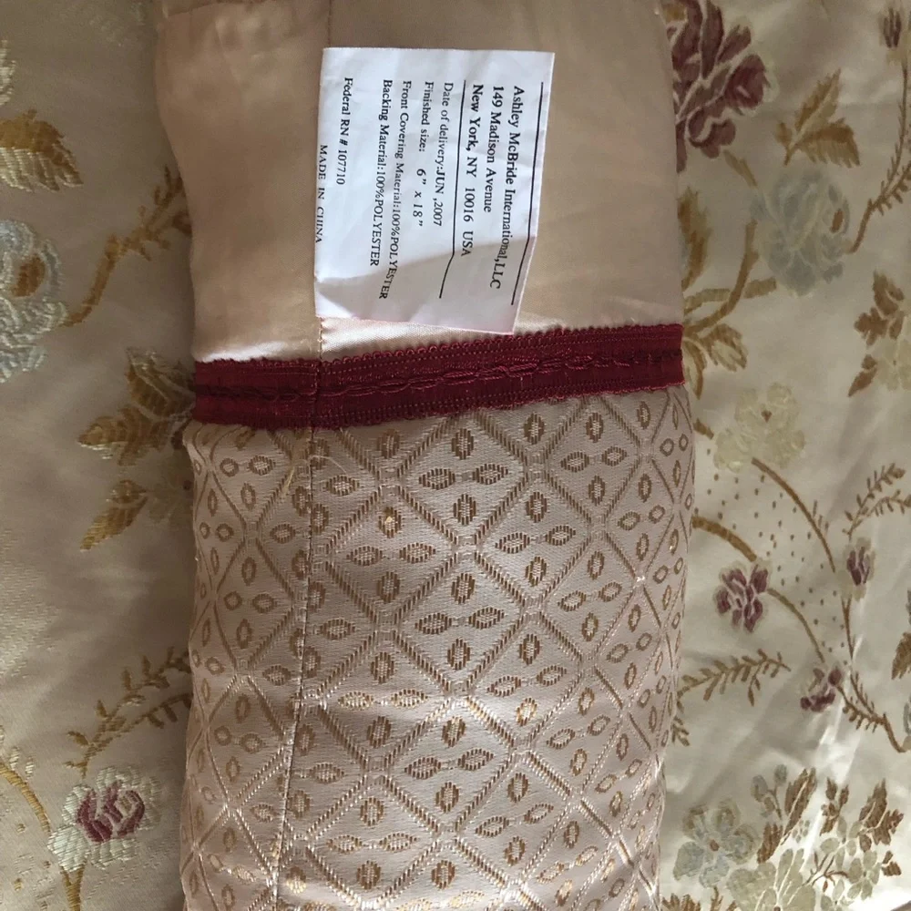Elegant Antique Floral Cream Bedding Set Size Queen By Ashley McBride